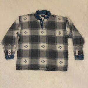 Vintage 100% Ever Blue Cotton Shirt